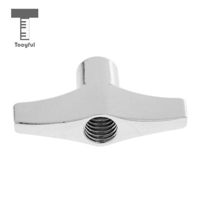 ‘【；】 Tooyful Zinc Alloy T Shape Tilter Cymbal Stand Wing Nut Quick Release For Drum Player Percussion Accessory 8Mm