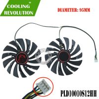 2PCSSET PLD10010S12HH graphics fan for MSI GTX 980Ti 980 970 960 950 R9 380 R9 390 R9 390X