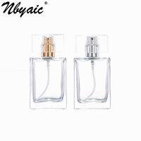 Nbyaic perfume bottle 30ml50ml clear glass sub-bottling portable high-end cosmetics empty bottle spray fine mist bottle 1pcs