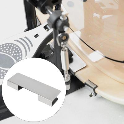 ；‘【； Bass Drum Hoops Protector Stainless Steel Drum Hoop Guard Drum Edges Protection Supplies Parts For Bass Drum 10Cm X 3Cm X 1.3Cm
