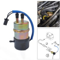 L&amp;K(ขายดี)Miracle Shining 10MM Outlets Electric Fuel Pump for Honda Kawasaki Suzuki Yamaha Carbureted