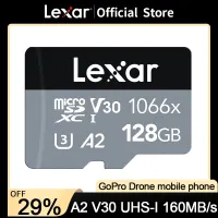 Lexar 1066X ไมโคร SD การ์ดความจำ64GB 128GB 256GB 512GB ไมโครการ์ด Sd TF แฟลชไดร์ฟมืออาชีพไมโครการ์ด SD สำหรับโทรศัพท์โดรน