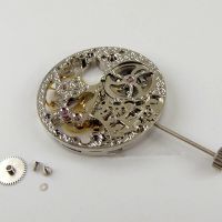 6498 Mechanical Movement 17 Jewels Watch Movement 21600 Bph For ETA 6498 Watch Hand Winding Hollow Skeleton Movement Replace