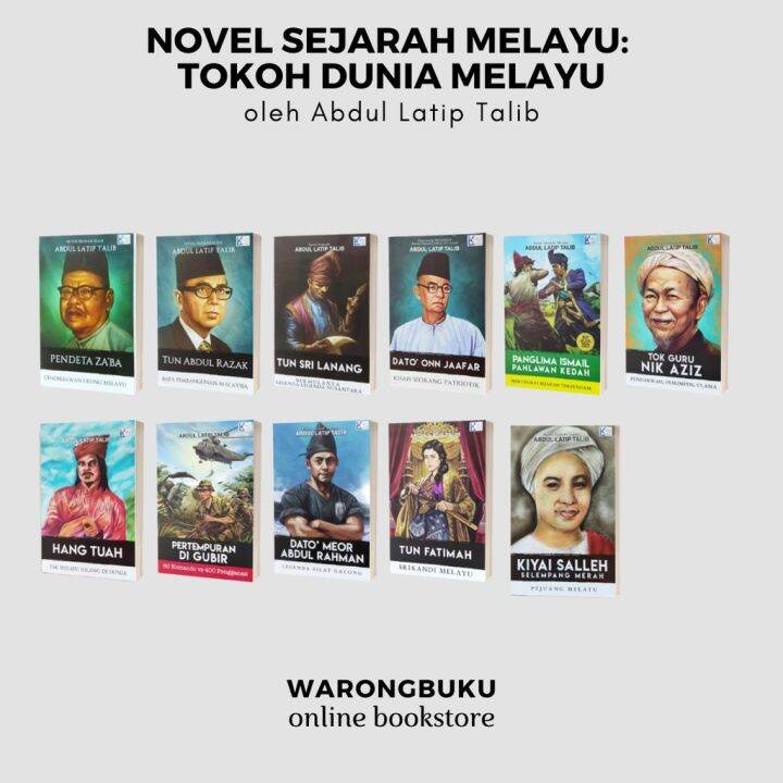 Novel Sejarah Melayu Abdul Latip Talib Tokoh Dunia Melayu Lazada