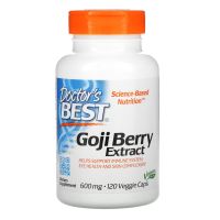 Doctors Best, Goji Berry Extract, 600 mg 120 Veggie Caps