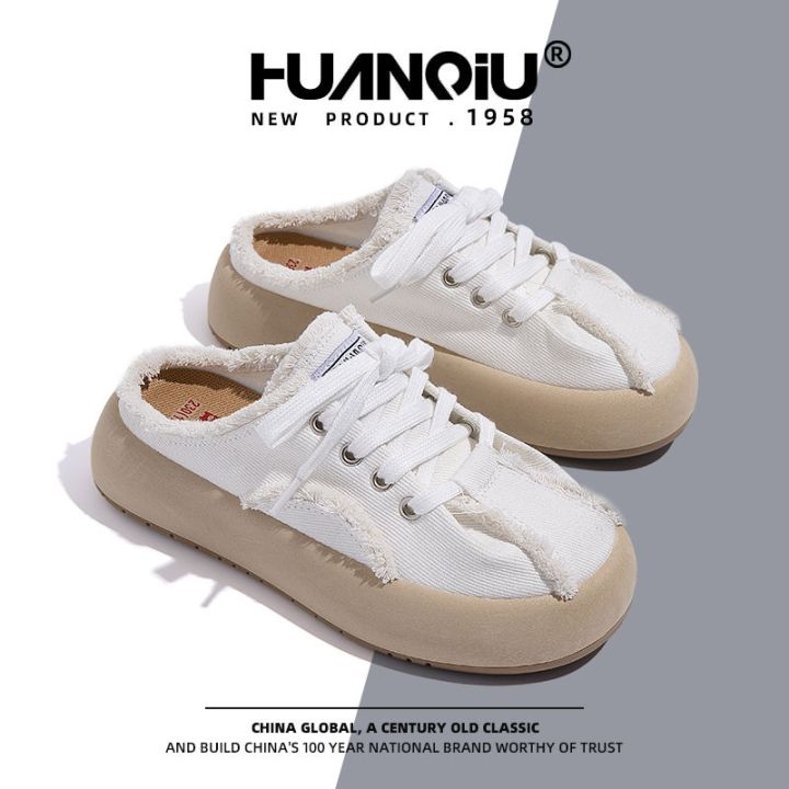 hot-sale-2023-summer-new-niche-design-thick-soled-white-shoes-womens-outerwear-lazy-slip-on-half-slippers