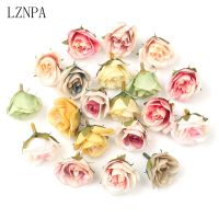 ₪✶ Roses Artificial Flowers for Decorations Wedding Christmas Party Home Accessories DIY Wreath Silk Rose Fake Flowers Wholesale