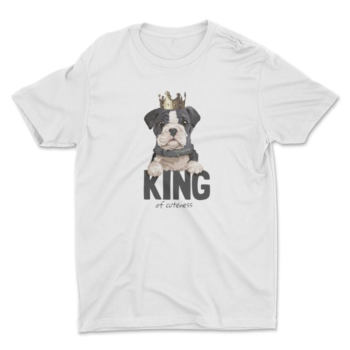 aideer-dog-collection-เสื้อสกรีนลายหมา-มีทั้งสีขาวและสีดำ-king-of-cuteness