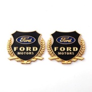 Bộ 02 Logo Bông Lúa Ford - Phụ Kiện Đồ Chơi Ô Tô Xe Hơi EUNOIA