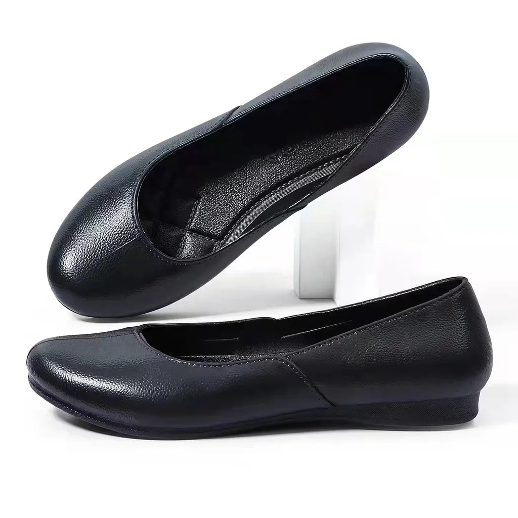 SHUTA black shoes women shoes soft soled work single shoes school formal  shoes (36-40)#226/225L/225-1/225-2 | Lazada PH
