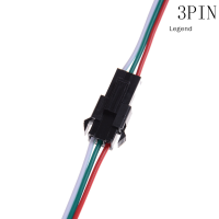 Legend 10คู่2/3/4 PIN MALE FEMALE CONNECTOR Wire สำหรับ5050/3528 RGB LED Strip