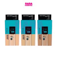 (1กล่อง=6 ซอง) FIT ME MATTE + PORELESS LIQUID FOUNDATION MAYBELLINE รองพื้น ฟิต มี ซอง เมย์เบลลีน