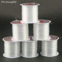 hot【cw】 100-20meter 0.2-0.6mm Transparent Non-Stretch Beading Rope Wire String Jewelry Making Finding