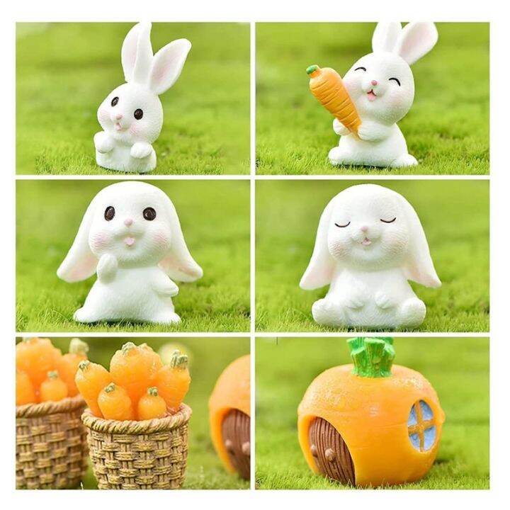 7pcs-miniature-garden-figurines-rabbit-mini-animals-figurines-diy-crafts-ornament-mini-landscape-decor-for-cake-toppers