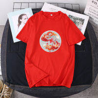 เสื้อยืดแขนสั้นพร้อมส่ง 10สี ลายการ์ตูน ขายดีตามเทรนต์ ลายน่ารัก สีสันสดใส่น่ารัก ใส่ได้ทั้งหญิงและชาย (S-3XL) ***ปลีก-ส่ง***BK-342