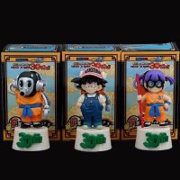 ตFeeding Matsุ๊กตาอนิเมะดราก้อนบอล Toriyama Akira Arale ขนาด9ซม.,ตุ๊กตาขยับแขนขาได้คอลเลกชั่น Goku เครื่องประดับพีวีซี Akira ของเล่นของขวัญคริสต์มาสโมเดล Feeding Mats