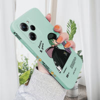 เคส PMP Mall สำหรับ XIAOMI POCO X5 5G POCO X5 Pro 5G เคสโทรศัพท์ใหม่ดีไซน์ใหม่ Roronoa Zoro เคสโทรศัพท์ดีไซน์ด้านข้างแบบอะนิเมะเคสขอบสี่เหลี่ยมปลอกซิลิโคนน้ำเคสป้องกันทนแรงกระแทกกล้องคลุมทั้งหมด