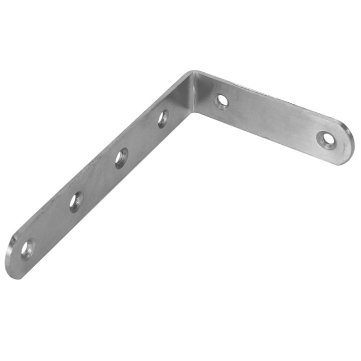 125x75mm L Shape Stainless Steel Shelf Corner Brace Angle Bracket ...