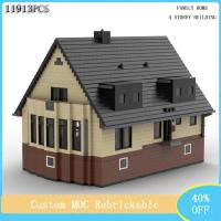 NEW LEGO 11913Pcs Custom MOC Building Block Model Family House Building Model Decoration DIY Childrens Toys Birthday Christmas Gift