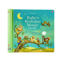 Genuine English Usborne babyS bedtime Music Book Baby bedtime music sound book children turn over the touch Book parents and children read puzzle picture book toy book imported English book