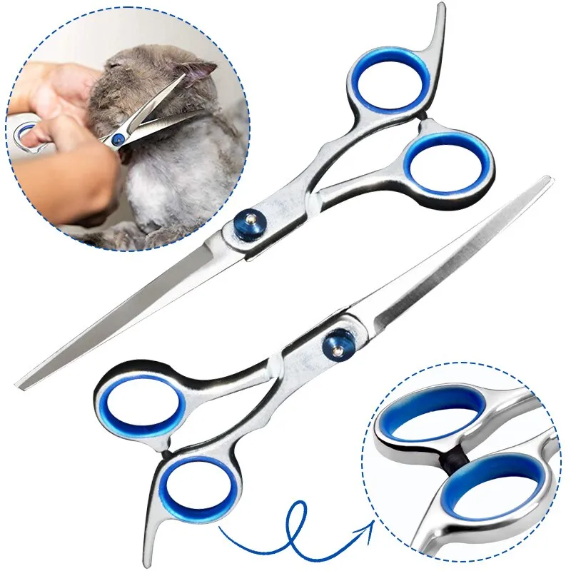 5pcs/Set Stainless Steel Pet Dogs Grooming Scissors Suit