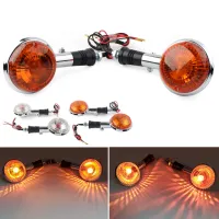 1Pair Motorbike Turn Signal Indicator Light Indicator Blinker Lamp for Yamaha Vstar XVS XV400 650 1100 1300 V-MAX 1200