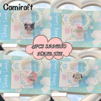 Camiraft Sanrio ยางรัดผมการ์ตูนน่ารัก Cinnamoroll เพลงของฉัน Kuromi ยางรัดผม S 2023แฟชั่น Preepy มองผมแบบเรียบอุปกรณ์เสริมสำหรับผู้หญิงหญิงสาว4ชิ้น