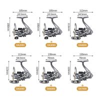 ปั่นรอกตกปลา DA2000 DA2508 DA3000 DA4000 DA5000 DA6000 DA7000รอกตกปลาอัตราส่วนความเร็ว5.2/1อุปกรณ์ตกปลาประมงน้ำเค็ม