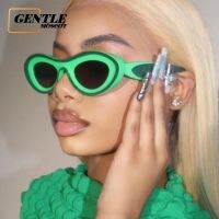 (GENTLE MOSCOT) ใหม่วินเทจตะวันตก Y2k พรรคแว่นกันแดด Ins ฮิปฮอปขี่จักรยานเฉดสีสำหรับผู้หญิง