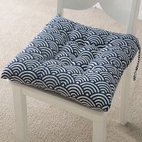 ✓❣❈ 40x40cm Soft Square Stripe Seat Cushion Back Cushion Tie on Chair Cushion Sofa Seat Cushion Car Pad Pillow Home Office Cushion