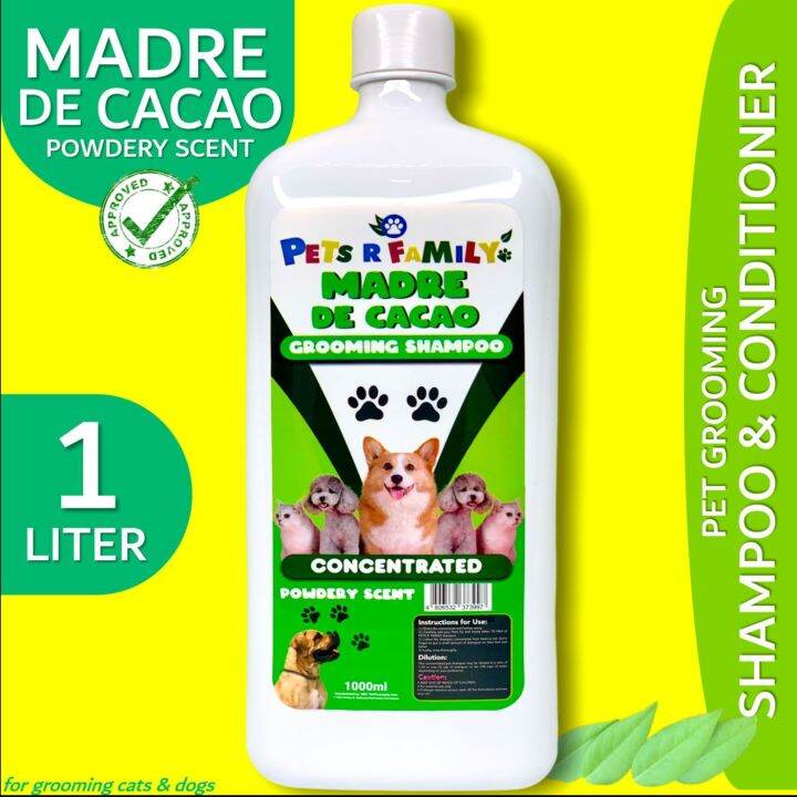 Madre de Cacao Shampoo & Conditioner Baby Powder Scent 1000ml PETS R
