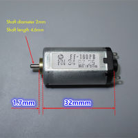 【❖New Hot❖】 xuhuik มอเตอร์ Ff160pb-2852 Dc 1.5V-6V ความเร็วสูงและแรงบิดสูงแปรงโลหะมอเตอร์สำหรับเครื่องใช้ไฟฟ้าเพลาของเล่นขนาดเส้นผ่าศูนย์กลาง2มม. 5500-22000Rpm