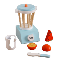 DIY Wooden Toy Simulation Kitchen Model Set Pretend Play Bread Machine Montessori Early Education Toys For Children Kids