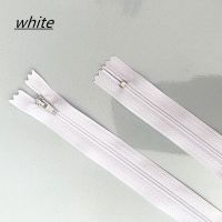 10 pcs. 10-60 cm (4-24 inches) white Nylon Zippers Tailor Sewer Craft Crafters &amp; FGDQRS Door Hardware Locks Fabric Material