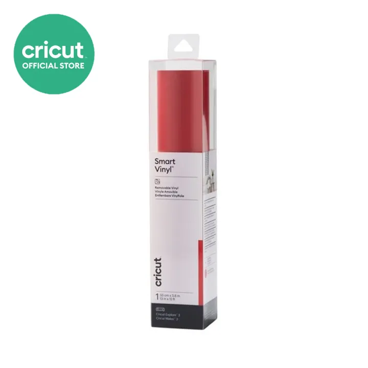 Cricut smart vinyl removable red 33x360 cm lazada co th