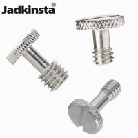 Jadkinsta 1/4 3/8 "หัวแบนแปลงร่องตัวปรับเกลียวเกลียวยึดสกรูกล้องอะแดปเตอร์สำหรับ DSLR ขาตั้งหลอดไฟขาตั้งกล้อง