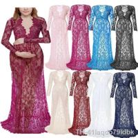 ✙ Vestido de maternidade maxi com laço Fotografia Adereços maternidade vestido extravagante para fotografia verão grávida plus size