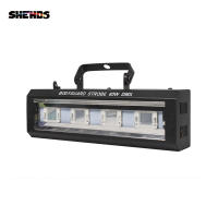 SHEHDS 80W LED RGB Strobe แสงไฟ 3 In 1 DMX512 แสงเวทีเอฟเฟกต์ สำหรับ  อุปกรณ์ดีเจ  ดิสโก้ วันเกิด งานสังสรรค์ งานแต่งงาน คลับ