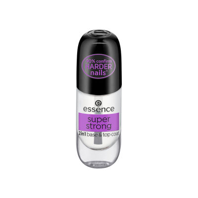 essence super strong 2in1 base &amp; top coat - เอสเซนส์ซูเปอร์สตรอง2อิน1เบสแอนด์ท็อปโค้ท