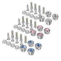 ◄ 16 Pieces Car Anti Plate Screws CNC Aluminum Vehicle Parts Hardware Car Supplies Fixing Bolts s