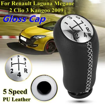 17mm for Renault Clio MK3 3 III Megane MK2 Scenic MK2 5 Speed Gear Shift  Knob Stick Head Car Gear Shift Lever Handle