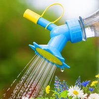 【CC】 Garden Sprinkler Waterers Bottle Watering Cans 2 In 1 Plastic Nozzle