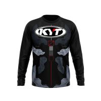 [In stock] 2023 design mens sports clothing t-shirt   kyt new riding jersey aircool high quality good，Contact the seller for personalized customization of the name