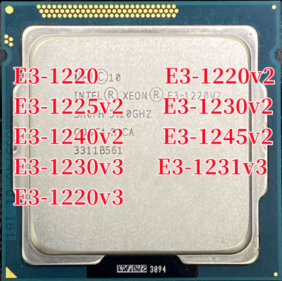 Xeon E3-1220 E3 1225v2 1220v2 1230v2 1240v2 1245v2 1230v3 1231v3 1220v3โปรเซสเซอร์4 Core 1155 CPU