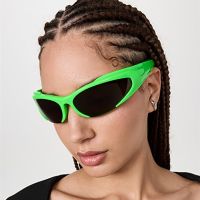 【CW】♧  Steampunk Irregular Punk Sunglasses 2023 New Outdoor Eyewear Cycling Uv400 Glasses Y2k Hip Hop Shades