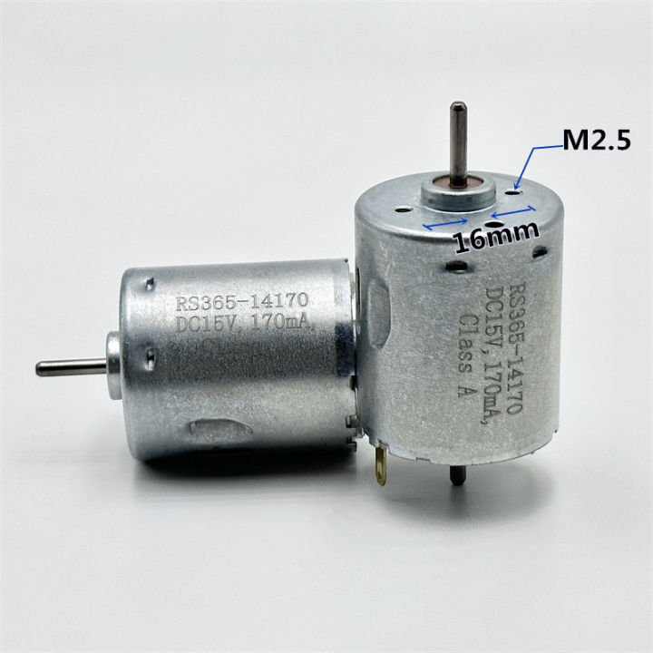 รอบ-28-มม-rs-365-14170-มอเตอร์-dc-12v-14-4v-15v-18v-micro-365-ไฟฟ้ามอเตอร์-dual-2-3mm-shaft-สำหรับหุ่นยนต์กวาดทำความสะอาด-dliqnzmdjasfg