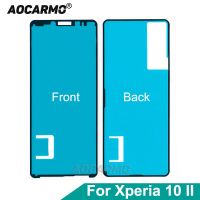 Aocarmo กาว X10ii Sony Xperia 10 II XQ-AU52 XQ-AU51 SO-41A SOV43หน้าจอ LCD ด้านหน้ากาวฝาหลังเทปกาวสติกเกอร์