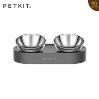 [ของแท้]Petkit Nano Metal ชามอาหารแมว ชามอาหารสุนัข ปรับองศาได้ แบบคู่[PK16]