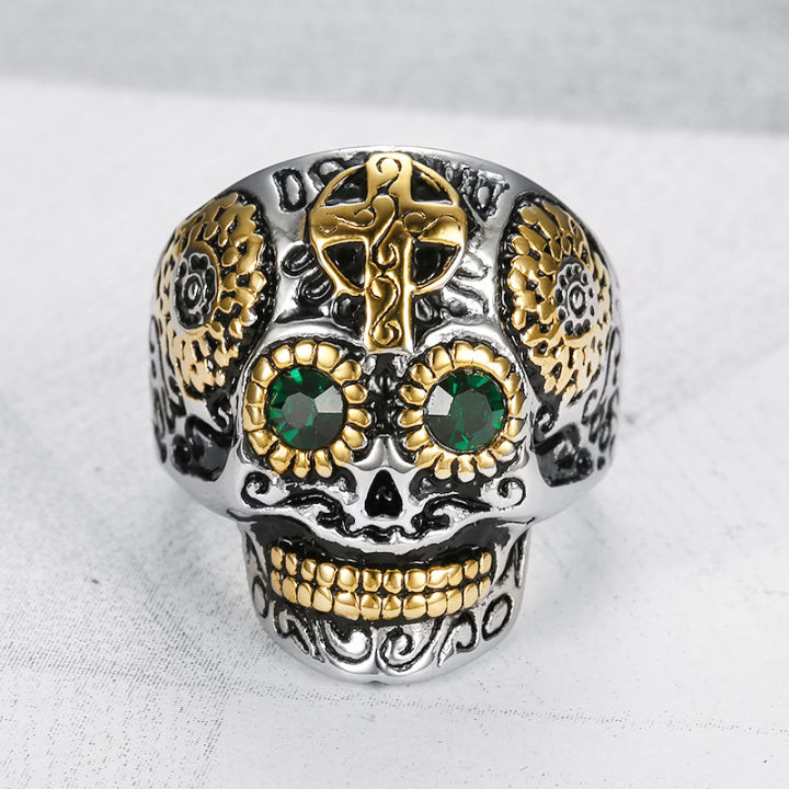 เครื่องประดับ-cross-mens-ring-punk-skull-ring-0ywq