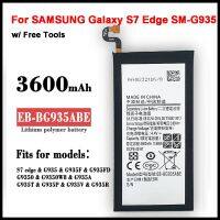 แบตเตอรี่? สำหรับ SAMSUNG Galaxy S7 Edge (EB-BG935ABE) SM-G935 G9350 G935F G935FD G935W8 G9350/ ความจุแบต 3600MAh มีการรับประกันภาพ